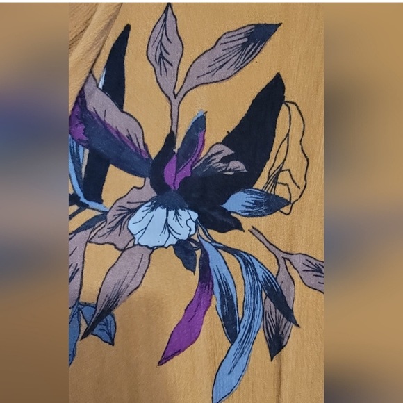 Free People Boho Floral Oversize  Pullover Tunic Dress/ Blouse - Picture 12 of 14